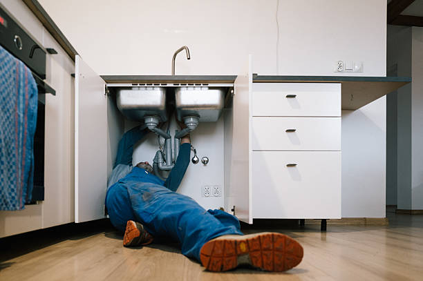Professional Drain Cleaning technician working in Poquoson, VA